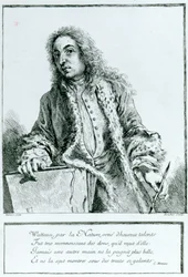 Portræt af Jean-Antoine Watteau (1684-1721)
